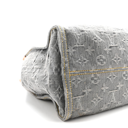 Louis Vuitton Monogram Denim Onthego MM Washed Grey 8 of 9