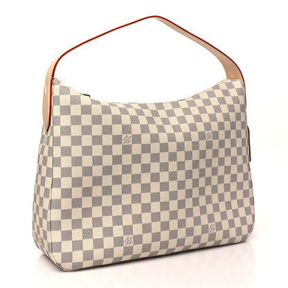 Louis Vuitton Damier Azur Slouchy MM 3 of 10