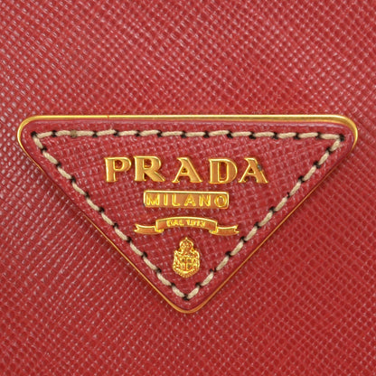 Prada Saffiano Lux Shopping Tote Fuoco 5 of 8