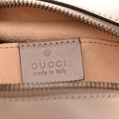 Gucci Calfskin Matelasse Small GG Marmont Chain Shoulder Bag Porcelain Rose 6 of 12