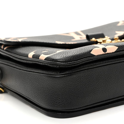 Louis Vuitton Empreinte Monogram Giant Pochette Metis Black Beige 8 of 9