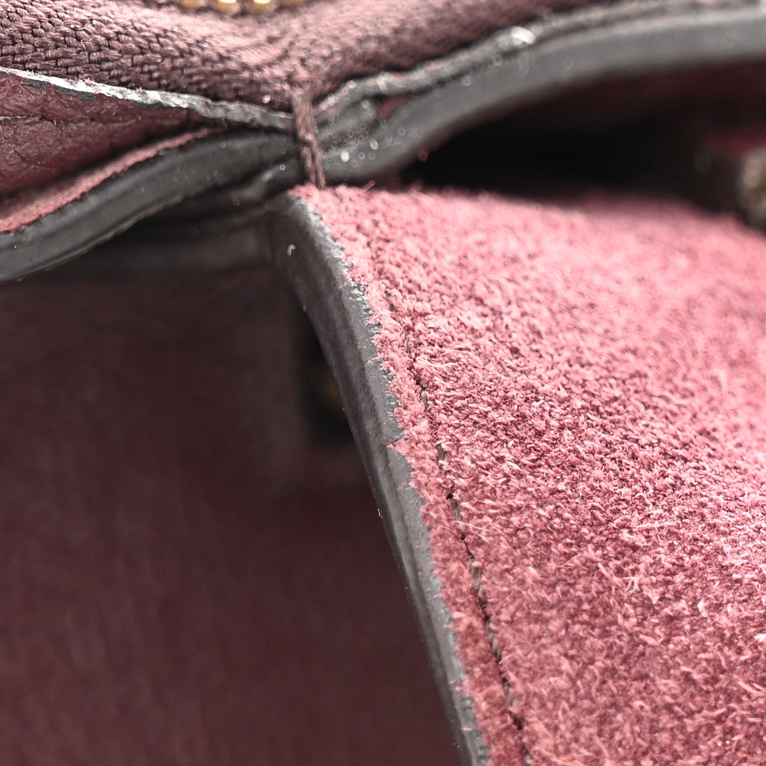 Celine Grained Calfskin Micro Belt Bag Burgundy 11 of 12