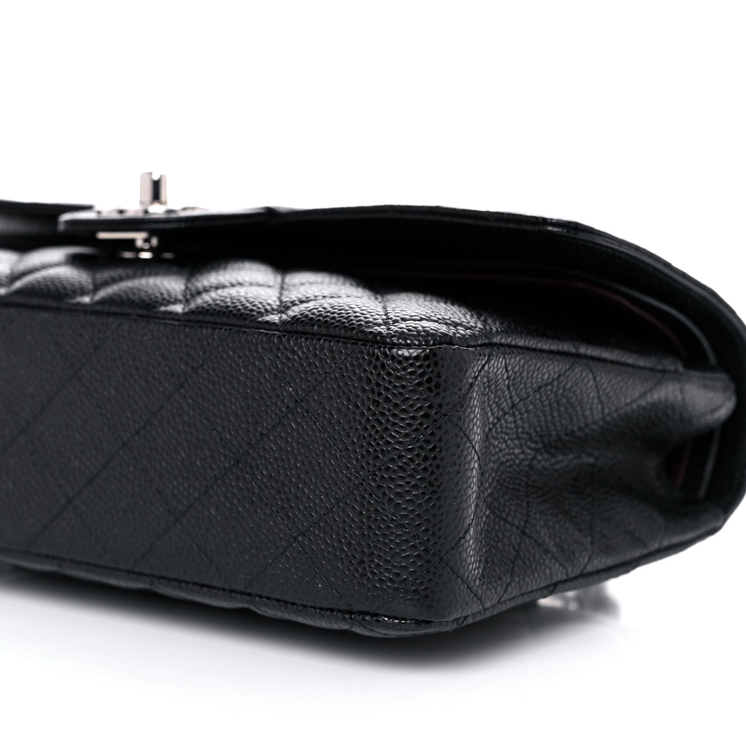 Chanel Caviar Quilted Medium Double Flap Black 9 of 10