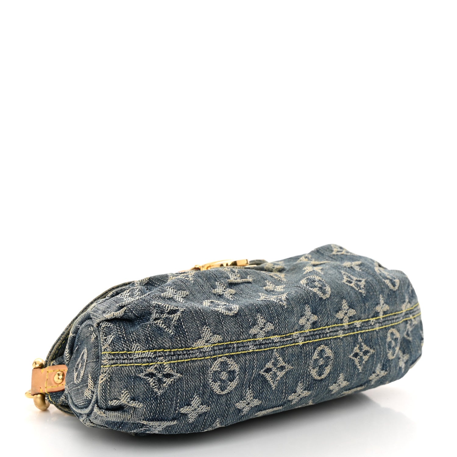 Louis Vuitton Monogram Denim Mini Pleaty Blue 4 of 12