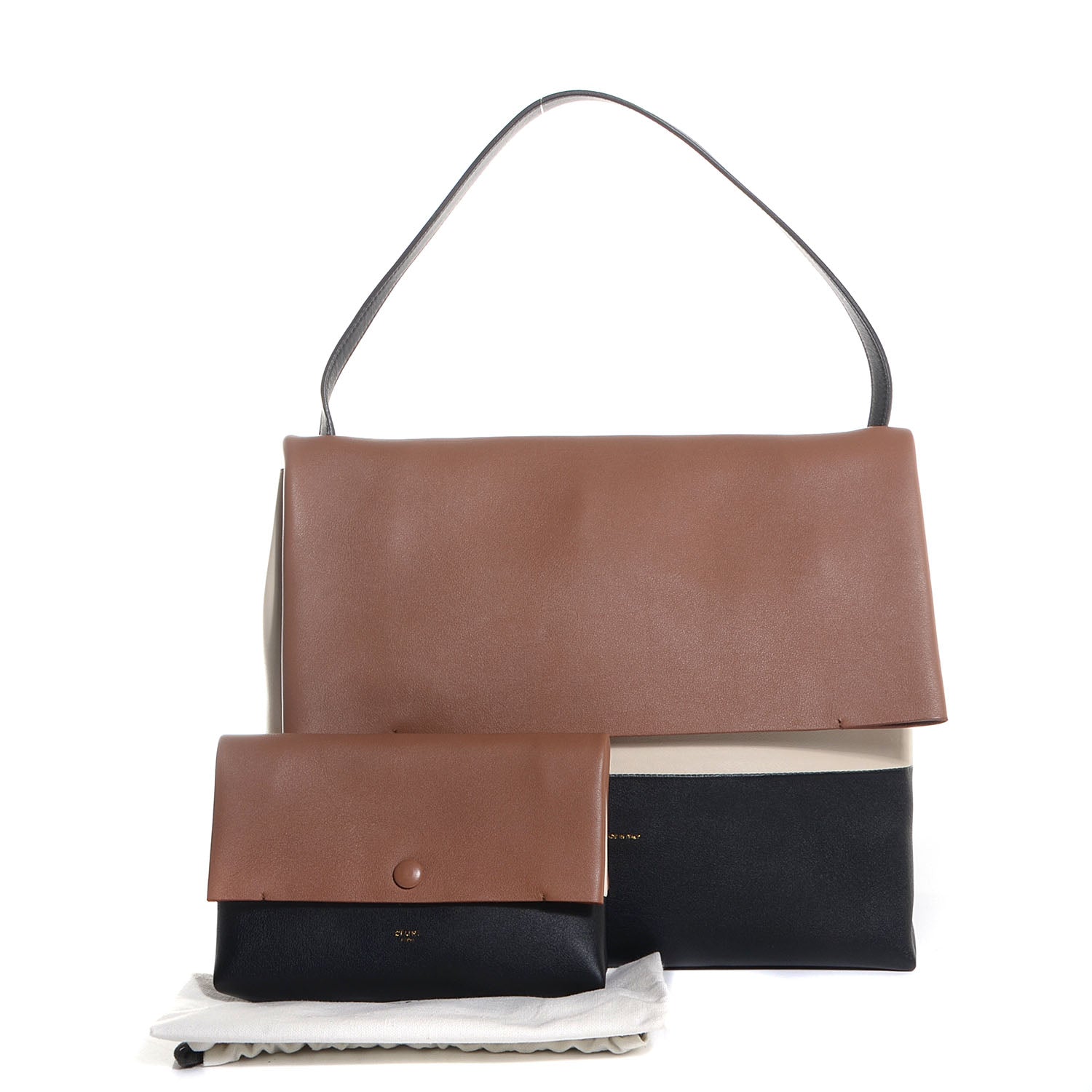 Celine Calfskin All Soft Shoulder Bag Tan 9 of 9