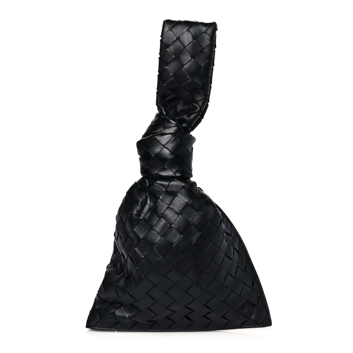 Nappa Intrecciato Mini BV Twist Black