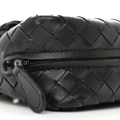 Bottega Veneta Nappa Intrecciato Mini Chain Messenger Black 9 of 11