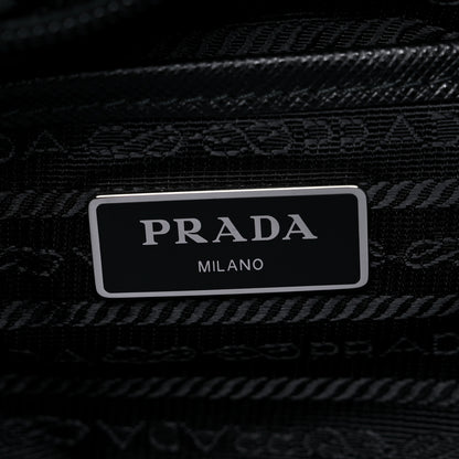 Prada Tessuto Nylon Saffiano Medium Backpack Black 6 of 10