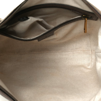 Gucci GG Supreme Monogram Web Small Ophidia Half Moon Hobo Brown 5 of 10