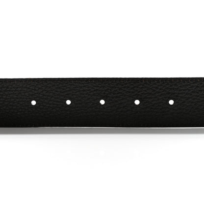 Gucci Calfskin Double G Reversible 37mm Belt 80 32 Black Cocoa 3 of 8