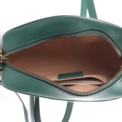 Gucci Calfskin Matelasse Mini GG Marmont Chain Shoulder Bag Emerald Green 5 of 10