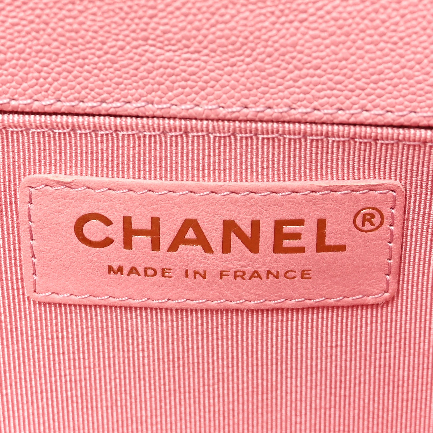Chanel Iridescent Caviar Quilted Medium Boy Flap Light Pink 6 of 11