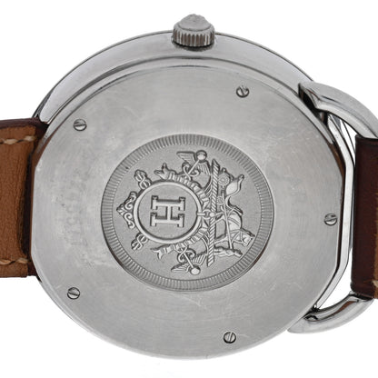 Hermes Stainless Steel Barenia 41.5mm Arceau Automatic Watch Fauve 4 of 4