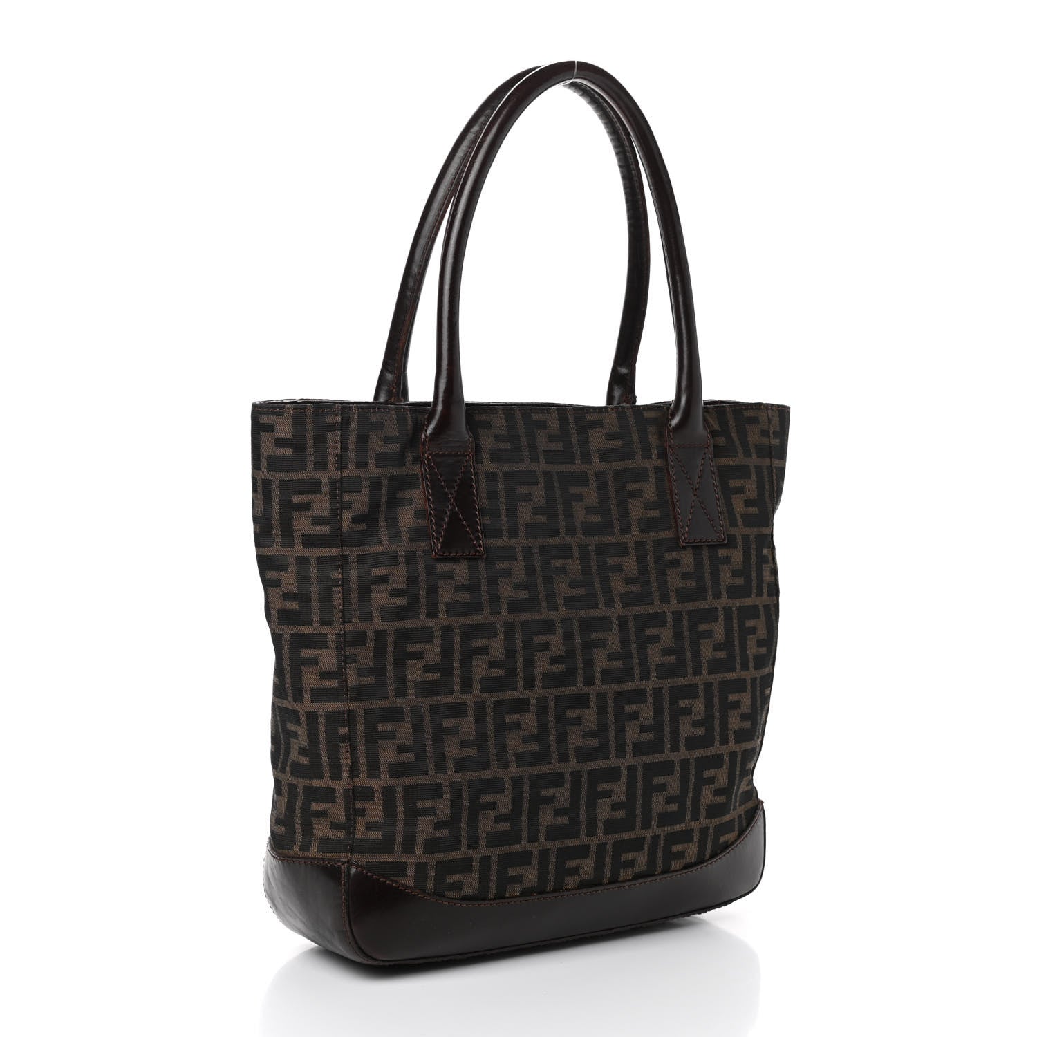 Fendi Zucchino Tote Tobacco 3 of 9