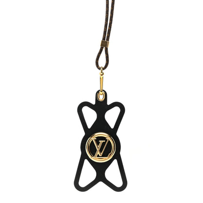 Louis Vuitton Monogram Silicone Louise Phone Holder Black 1 of 6