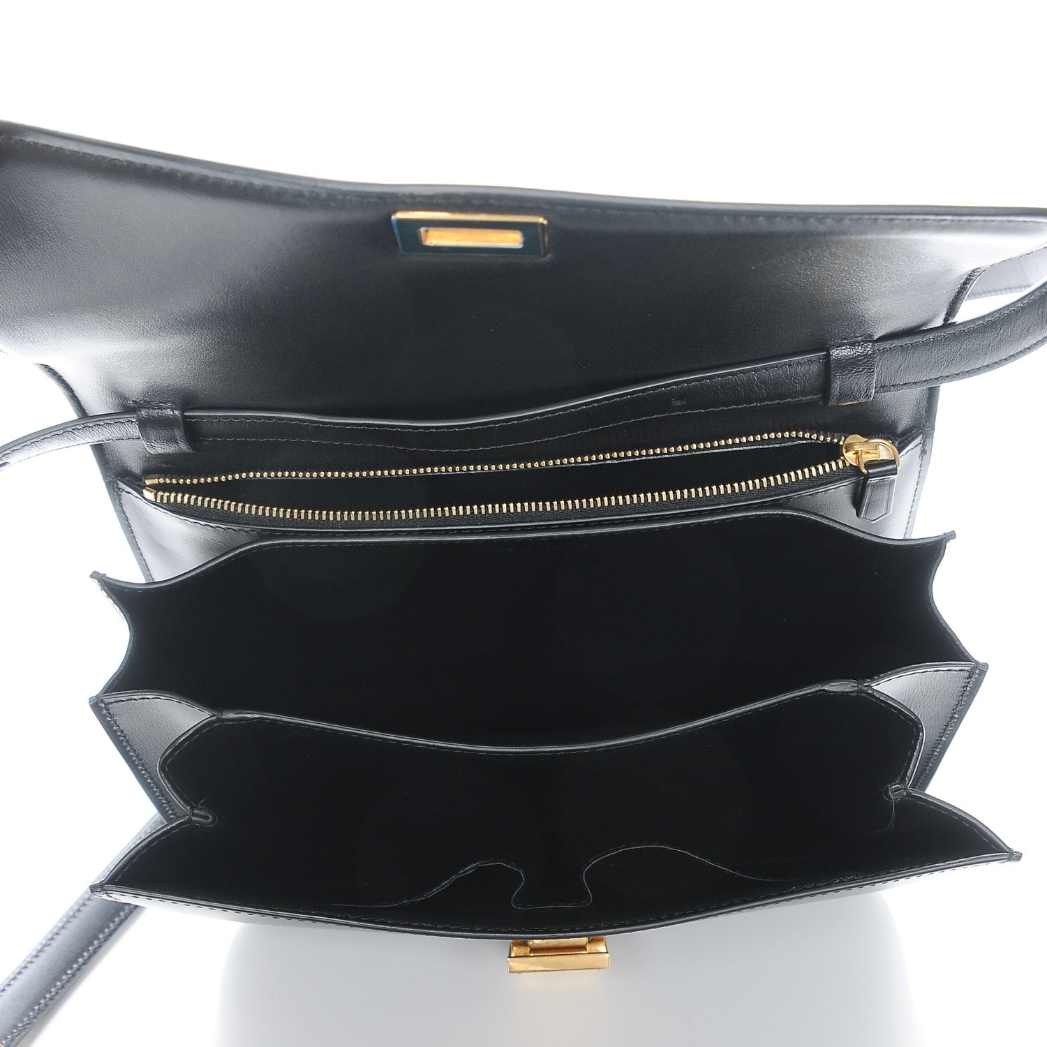 Celine Box Calfskin Medium Classic Box Flap Bag Black 5 of 7