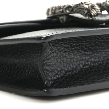 Gucci Calfskin Super Mini Dionysus Shoulder Bag Black 7 of 9