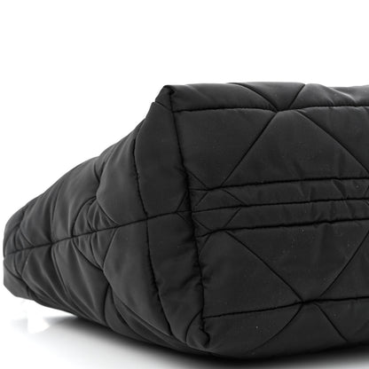 Prada Re-Nylon Nappa Triangle Quilted Padded Small Double Handled Zip Tote Black 10 of 16