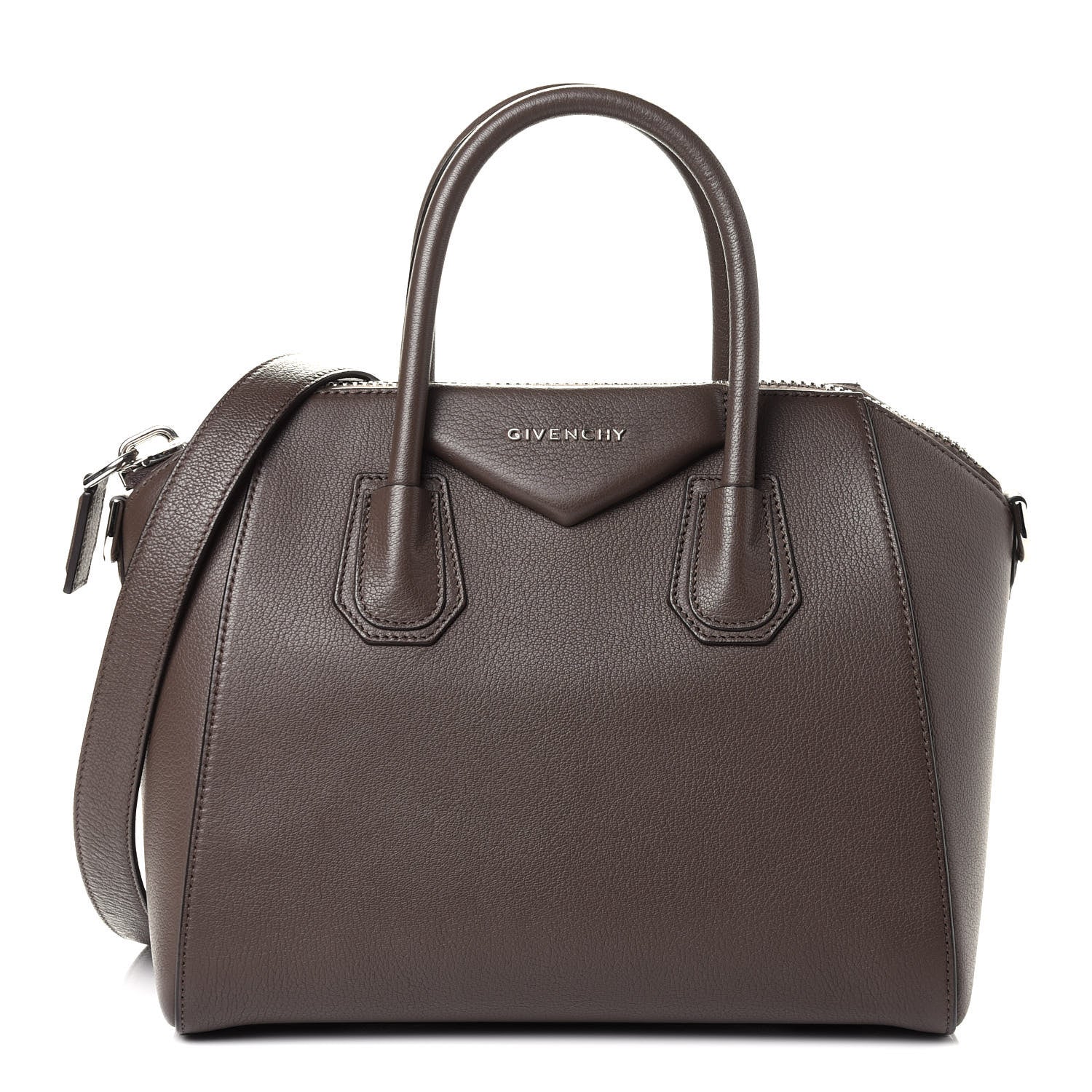 Givenchy Sugar Goatskin Small Antigona Heather Grey 1 of 8