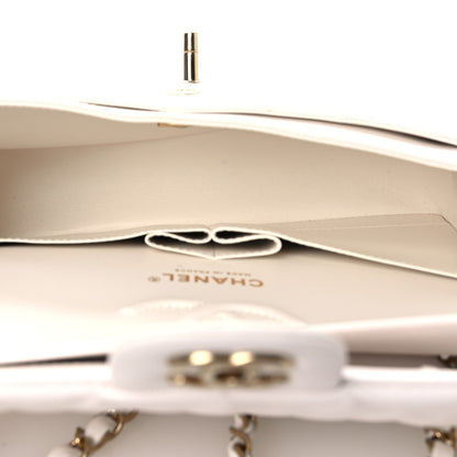 Chanel Caviar Quilted Small Double Flap White 5 of 11