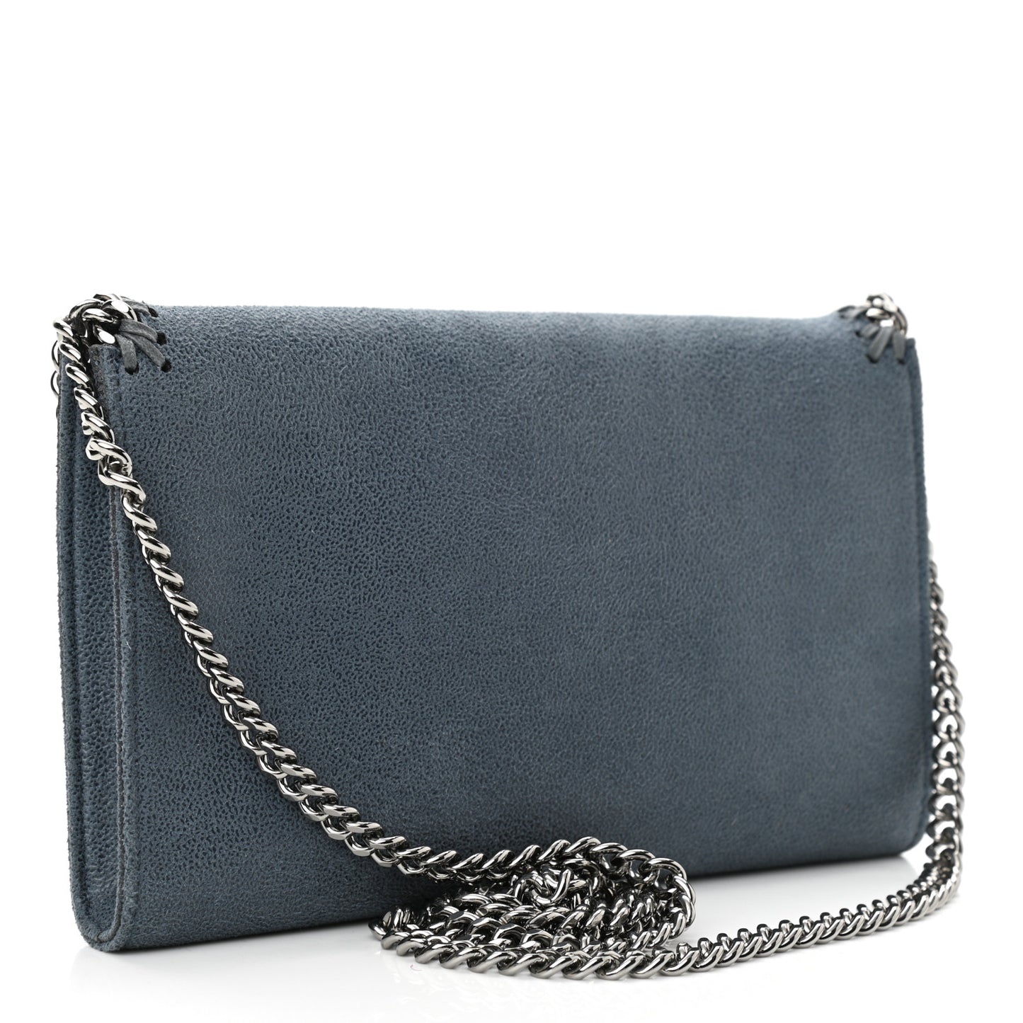 Shaggy Deer Mini Falabella Shoulder Bag Duck Blue
