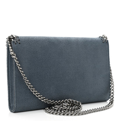 Stella McCartney Shaggy Deer Mini Falabella Shoulder Bag Duck Blue 2 of 9