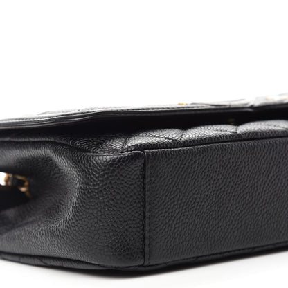 Chanel Caviar Quilted Small CC Filigree Flap Black 9 of 10