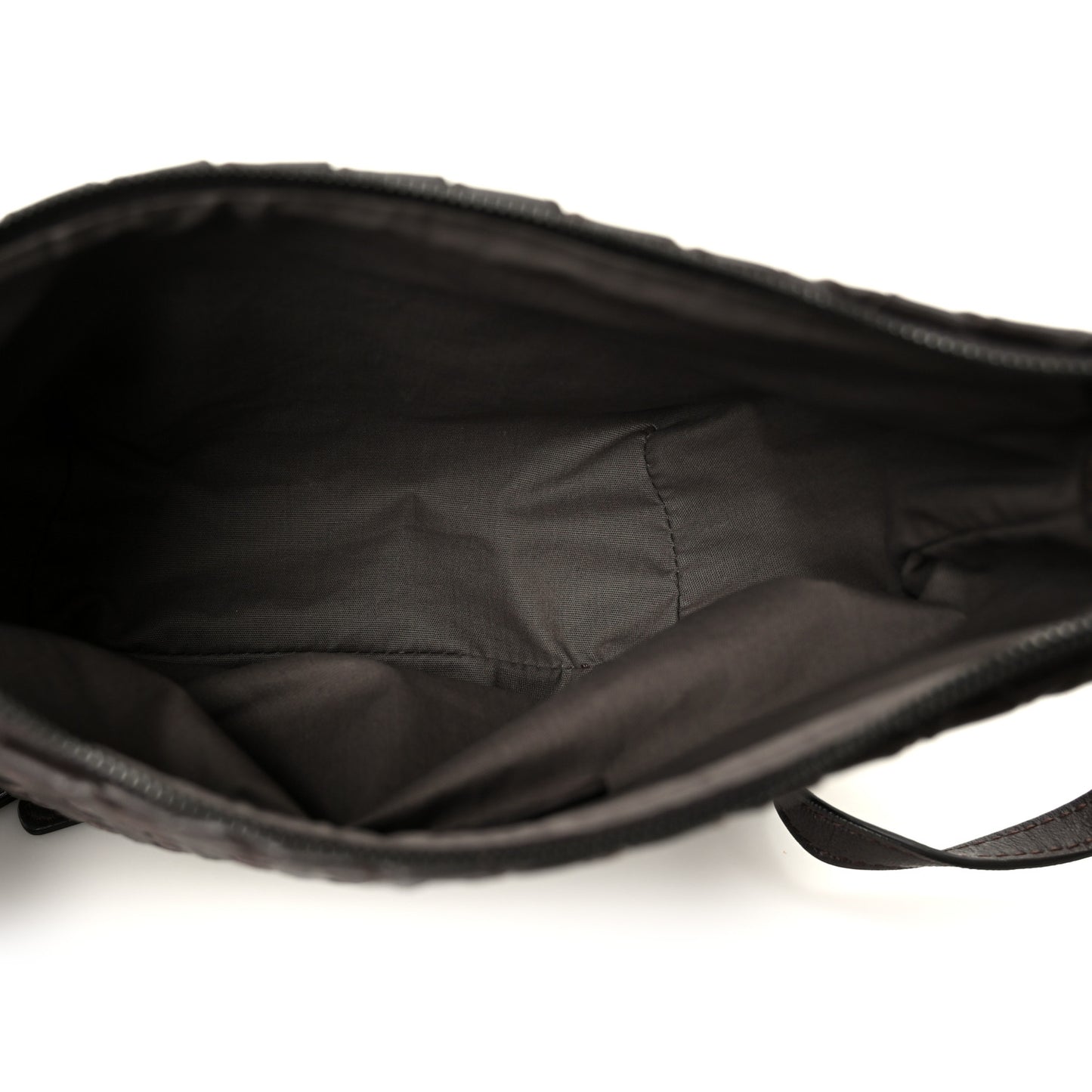 Nappa Intrecciato Crossbody Ebano