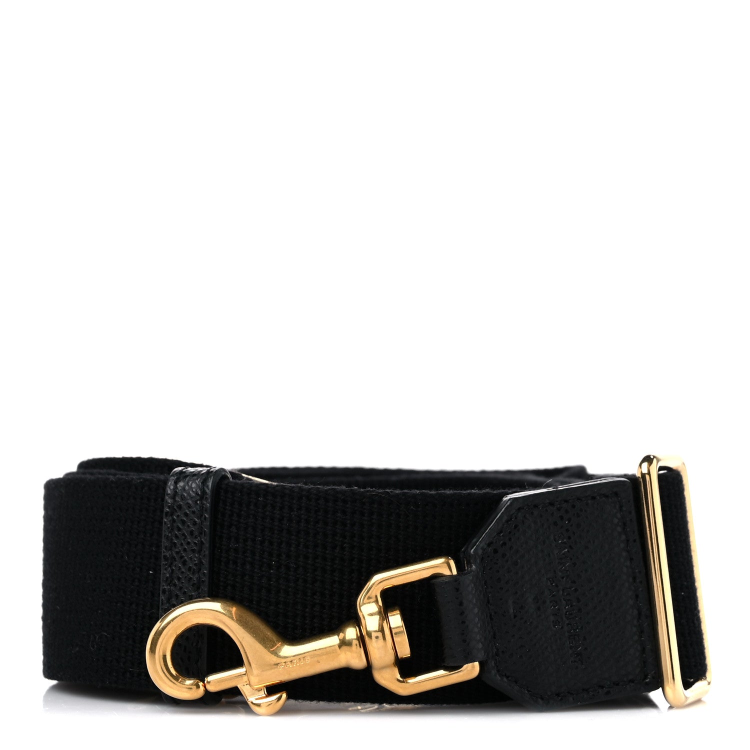 Saint Laurent Canvas Strap Black 1 of 4