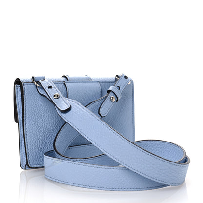 Fendi Cuoio Romano Selleria Baguette Belt Pouch Azzurro Sky 3 of 11