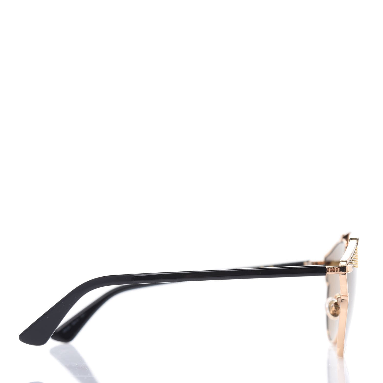 Christian Dior Studded So Real Sunglasses Gold 3 of 9