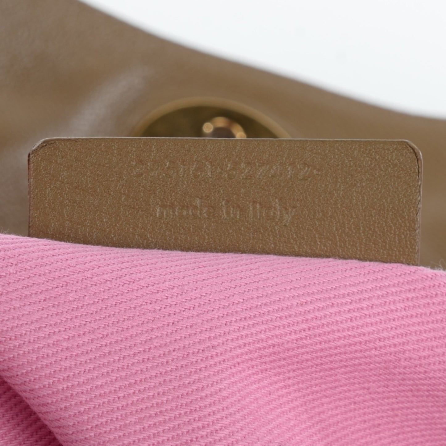 Calfskin Canvas Medium Muse Two Taupe Pink