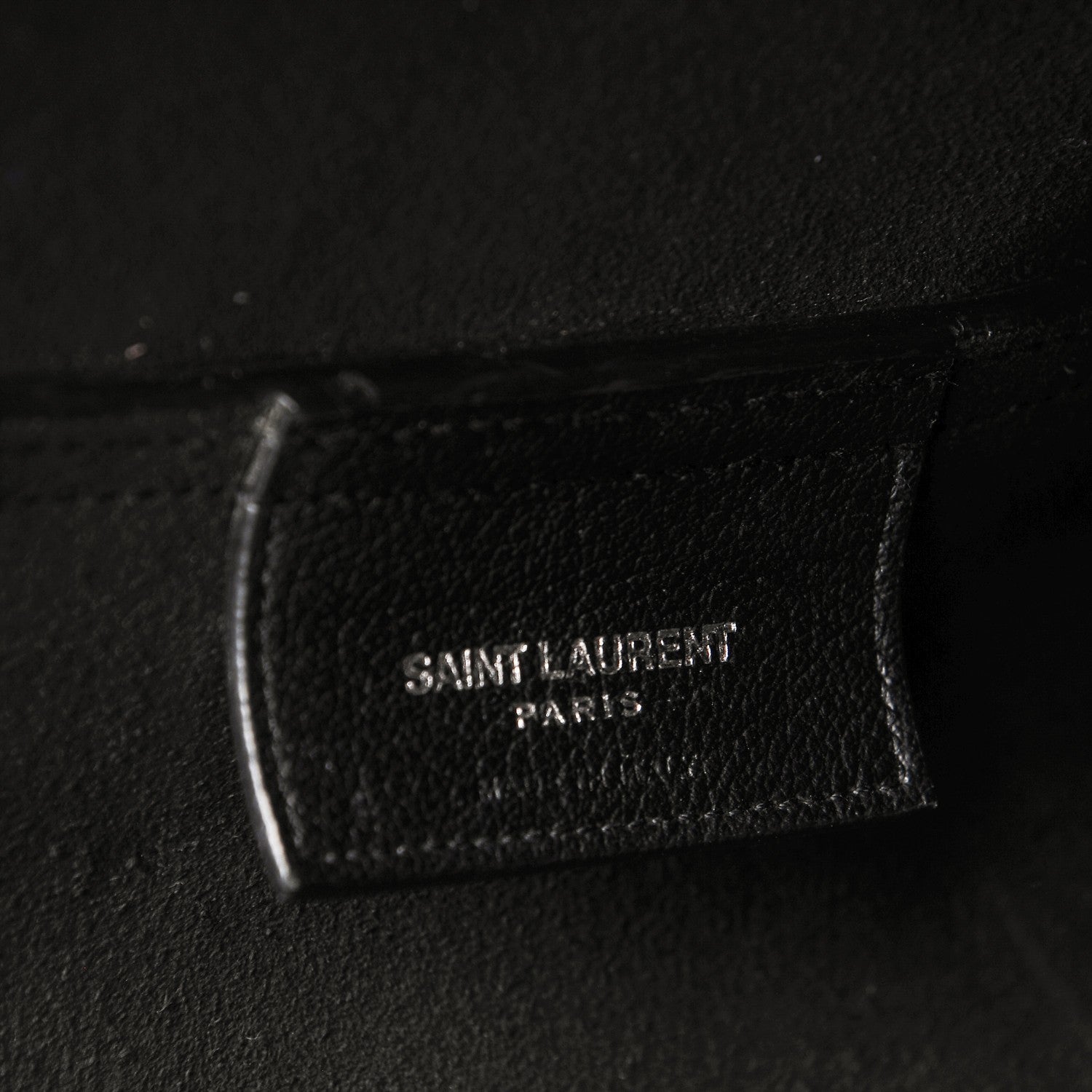 Saint Laurent Calfskin Large Fringe Shopping Tote Black 11 of 11