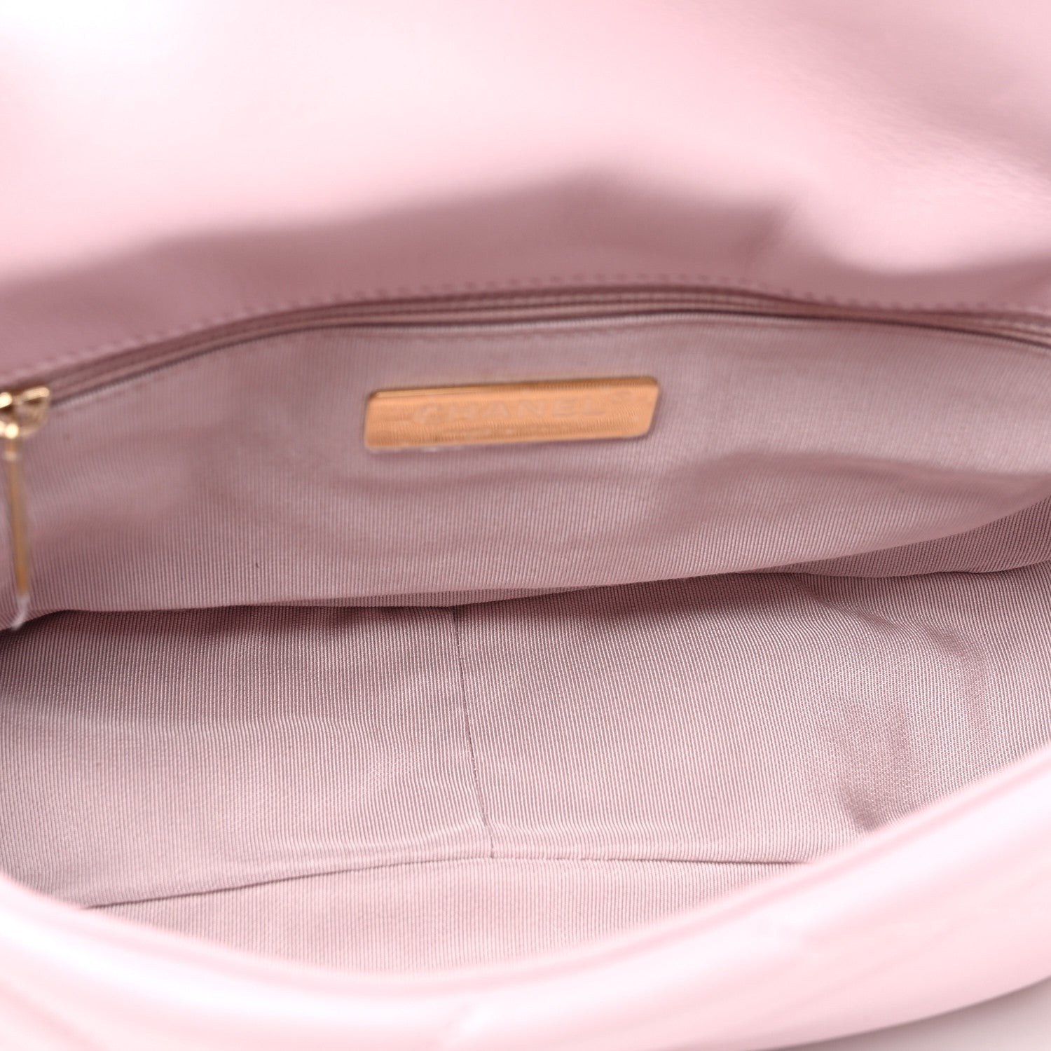Chanel Lambskin Quilted Medium Chanel 19 Flap Light Pink 5 of 9