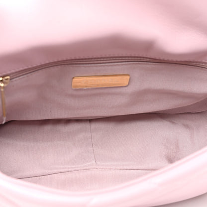 Chanel Lambskin Quilted Medium Chanel 19 Flap Light Pink 5 of 9