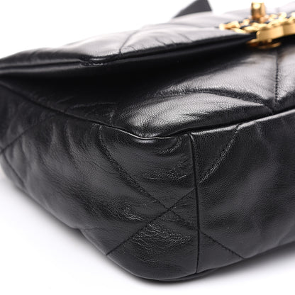 Chanel Lambskin Quilted Medium 19 Flap Black 8 of 10