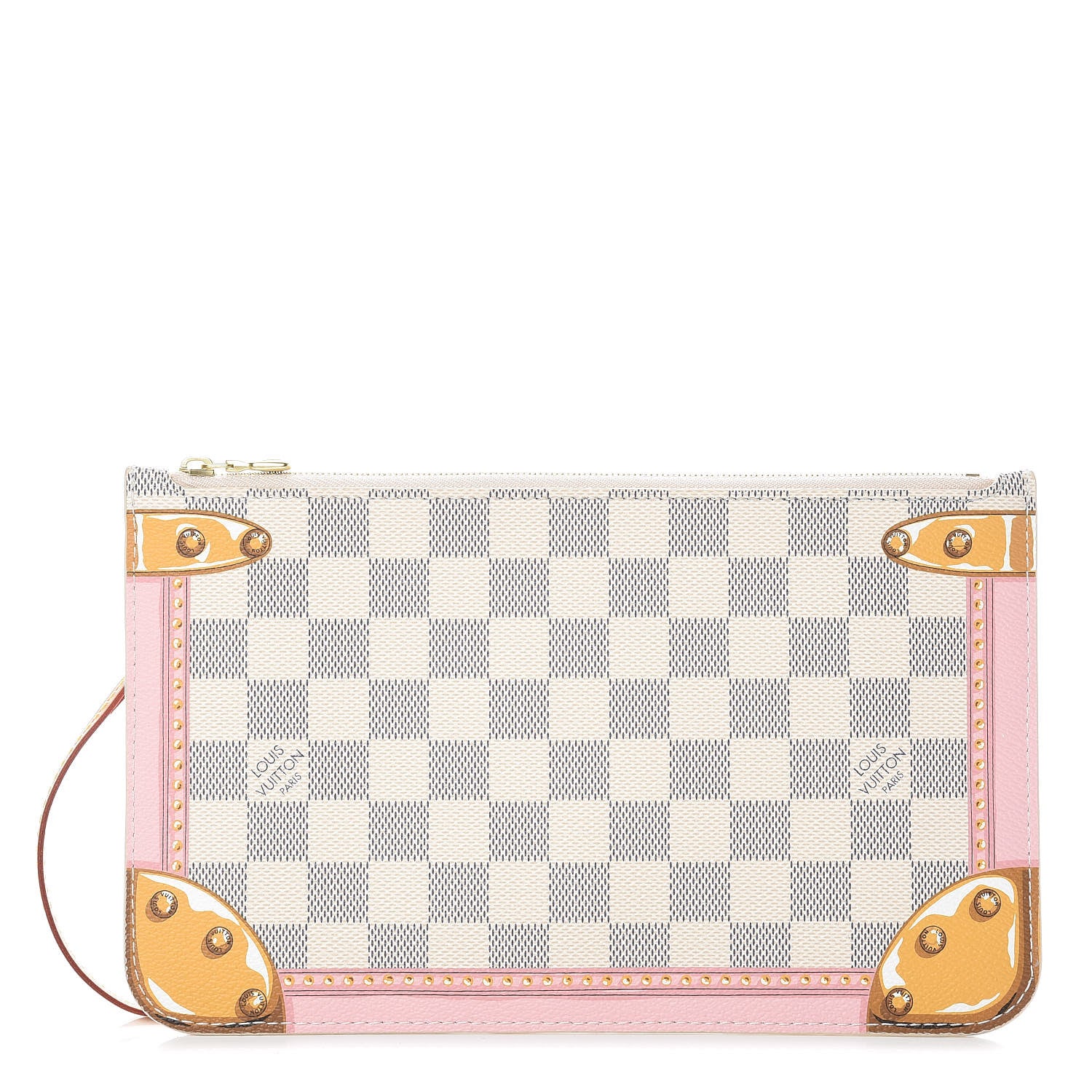 Louis Vuitton Damier Azur Summer Trunks MM GM Pochette 1 of 8