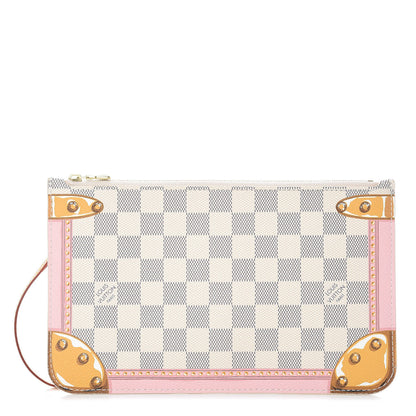 Louis Vuitton Damier Azur Summer Trunks MM GM Pochette 1 of 8