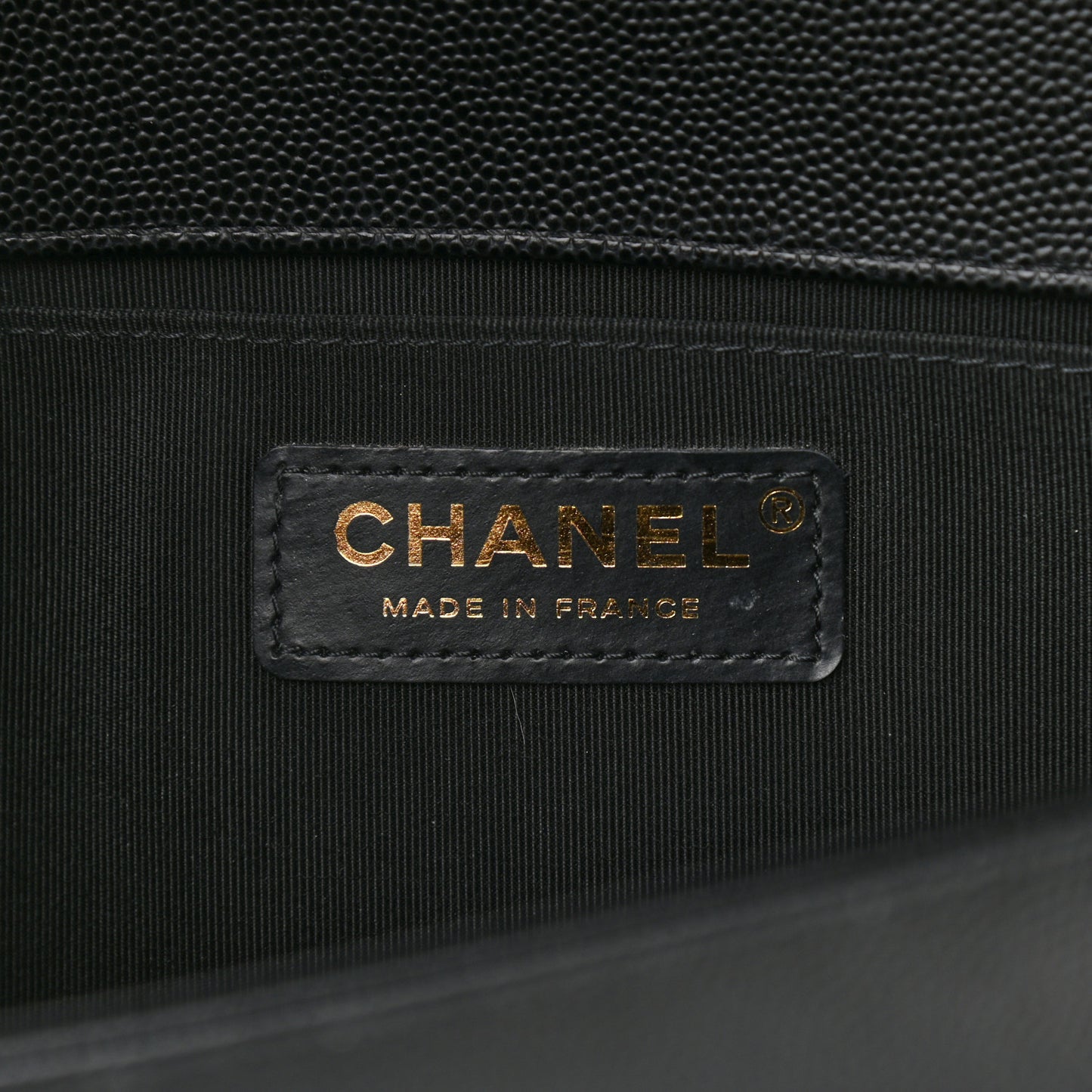 Caviar Quilted Medium Boy Flap Black