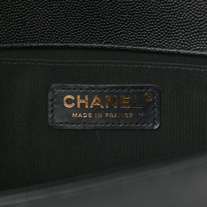 Chanel Caviar Quilted Medium Boy Flap Black 6 of 8