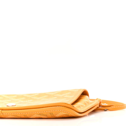 Goyard Goyardine Plumet Wallet Clutch Yellow 10 of 11