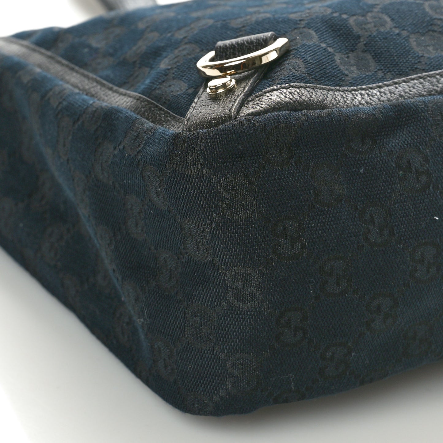 Monogram Large Abbey Tote Navy Black