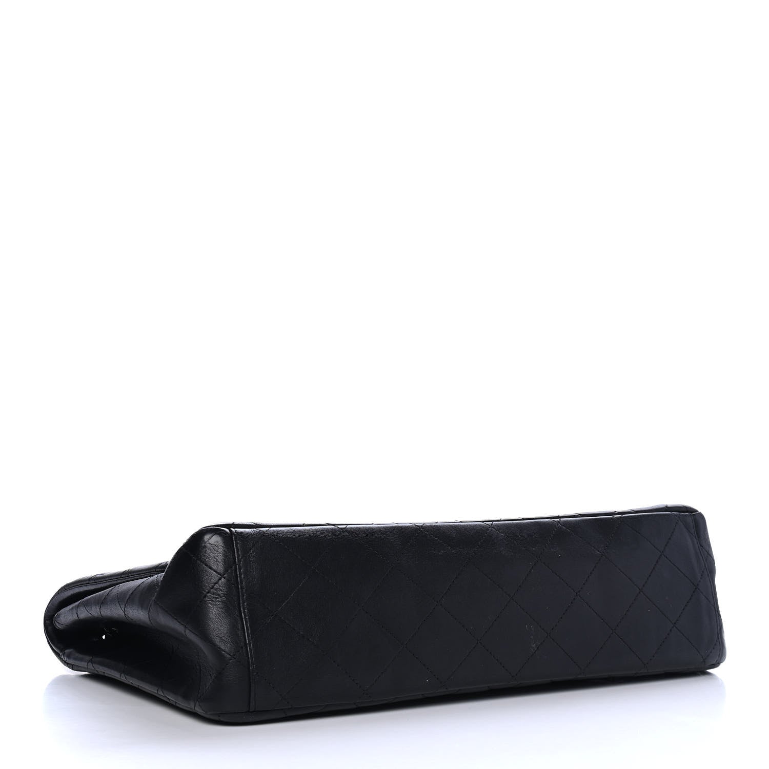 Chanel Lambskin Quilted Maxi Single Flap Black 3 of 4