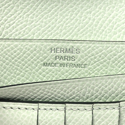 Hermes Epsom Bearn Compact Wallet Vert Fizz 10 of 15
