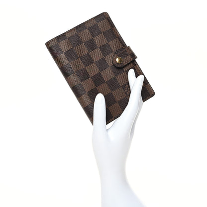 Louis Vuitton Damier Ebene Small Ring Agenda Cover 2 of 8
