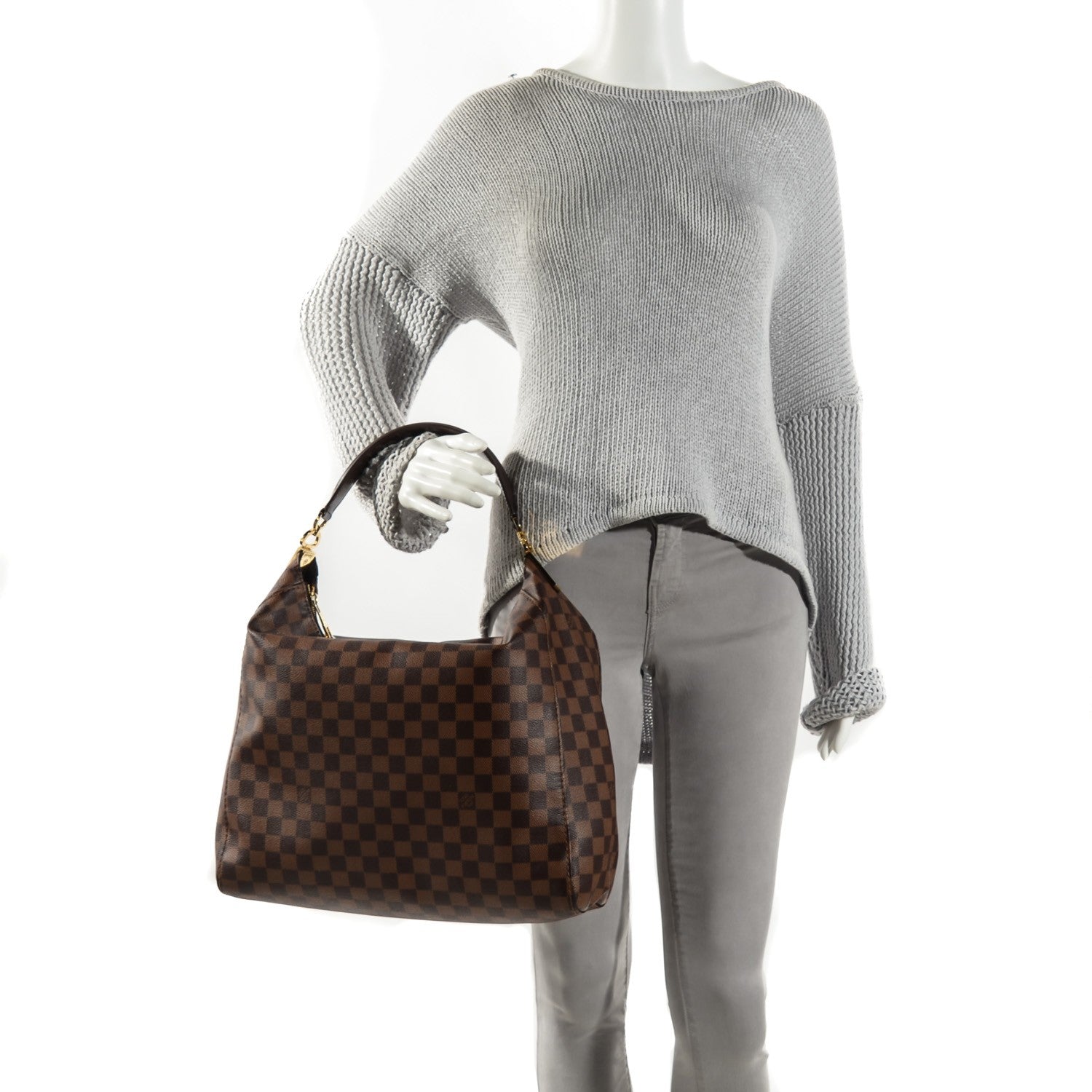 Louis Vuitton Damier Ebene Portobello GM 2 of 8