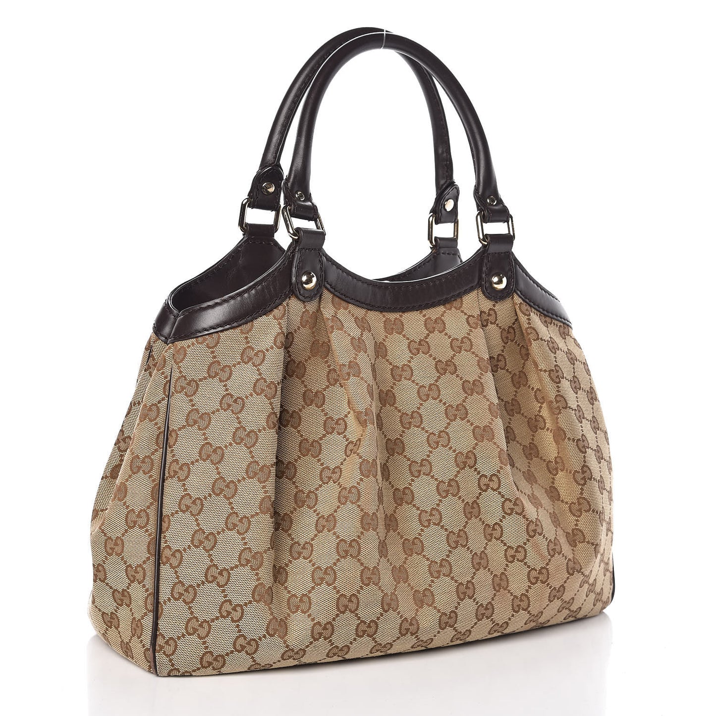 Monogram Medium Sukey Tote Dark Brown