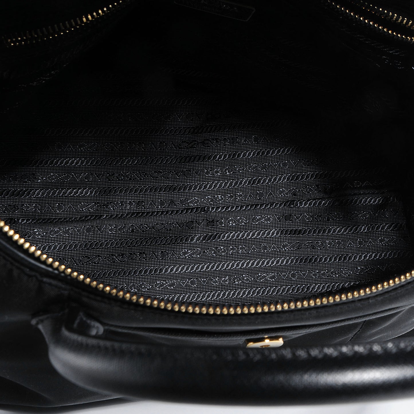 Saffiano Tessuto Nylon Tote Nero Black