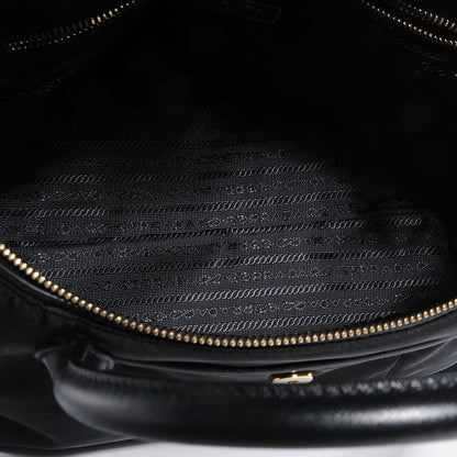 Prada Saffiano Tessuto Nylon Tote Nero Black 8 of 9