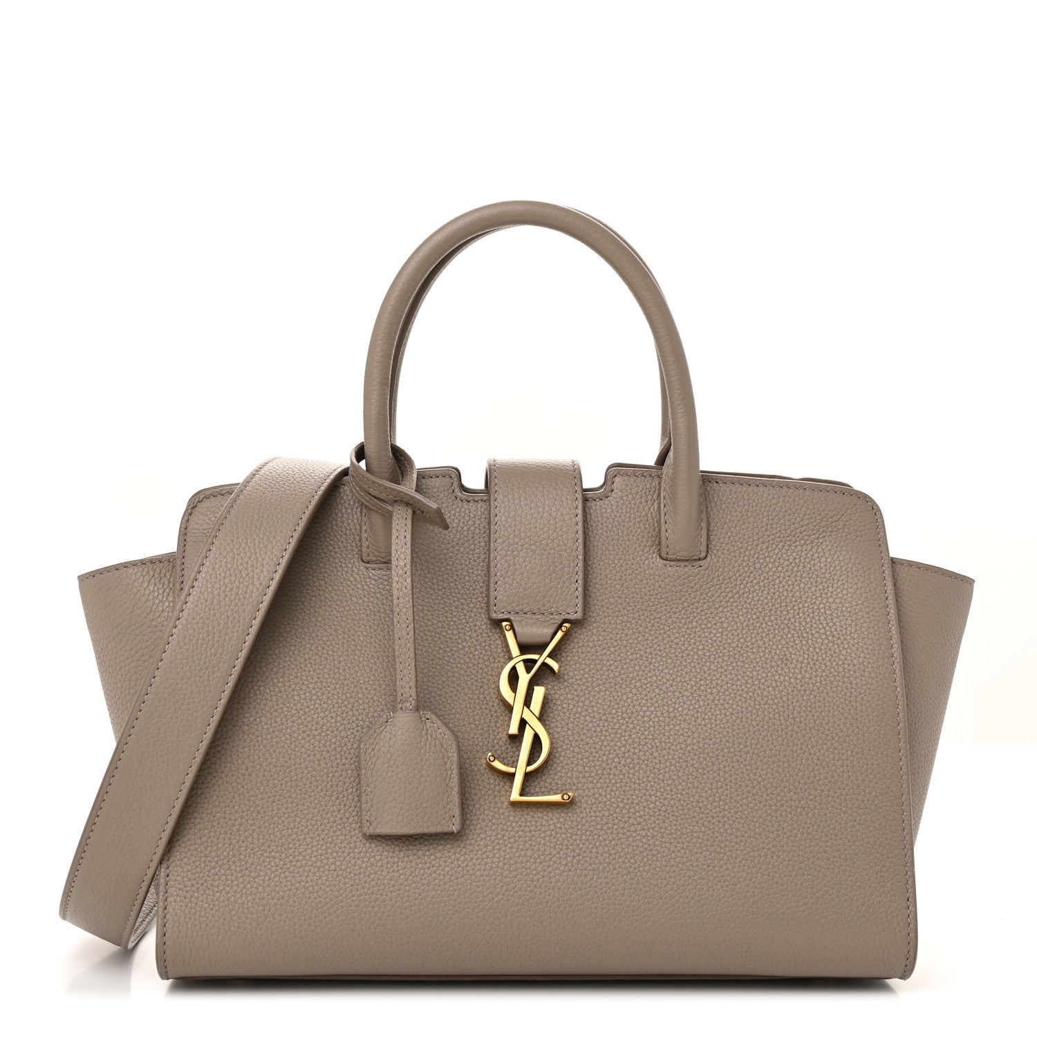 Saint Laurent Calfskin Baby Monogram Downtown Cabas Mink 1 of 10